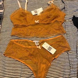 COPY - NWT Eberjey Michaela Longline Bralet set i…